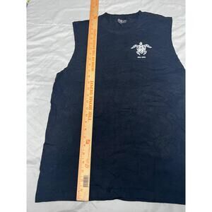 Paradise Lahaina Maui Hawaii Honu Sea Turtle Graphic Muscle Tank Top Black